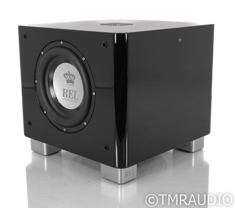 REL T/7x 8" Powered Subwoofer; Piano Black (Open Box)