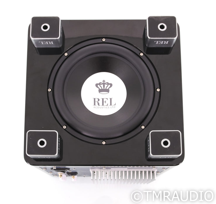 REL T/7x 8" Powered Subwoofer; Piano Black (Open Box)