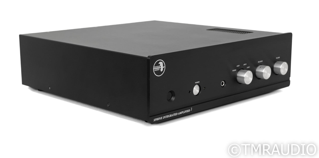 Rogue Audio Sphinx V3 Stereo Tube Hybrid Integrated Amplifier; Black; Remote