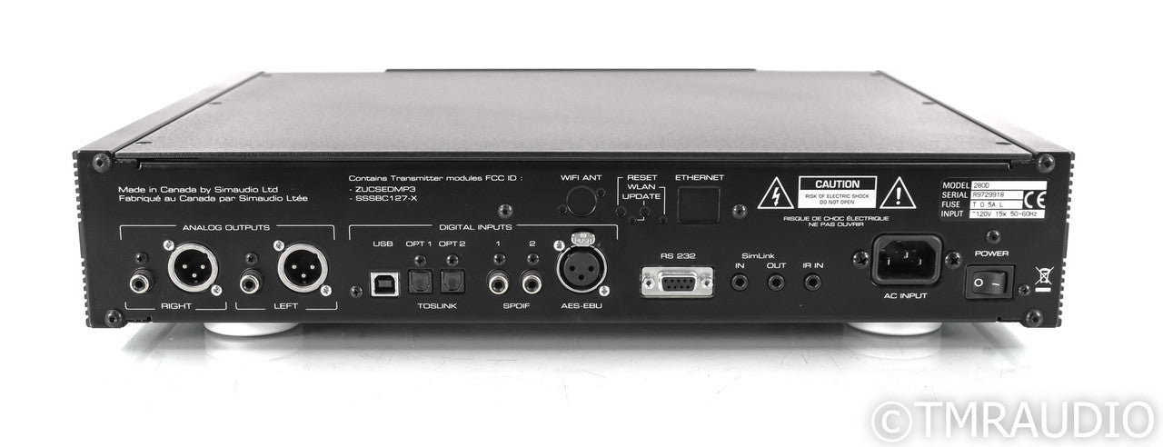Simaudio Moon 280D DAC; D/A Converter (No Remote)