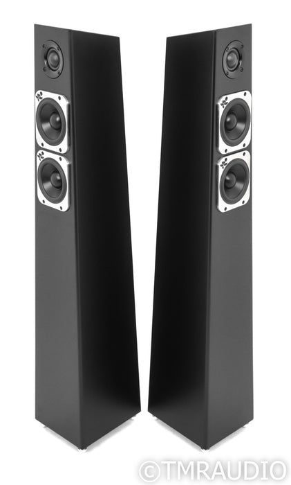 Totem Acoustic Tribe Tower Floorstanding Speakers; Black Pair