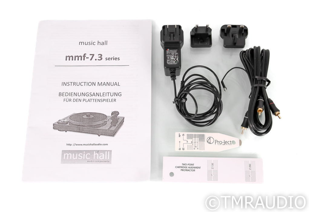 Music Hall MMF-7.3 Belt Drive Turntable; Piano Black; Ortofon 2M Bronze Cartridge