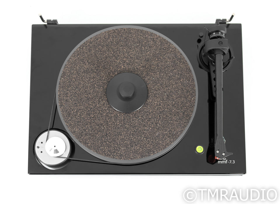 Music Hall MMF-7.3 Belt Drive Turntable; Piano Black; Ortofon 2M Bronze Cartridge