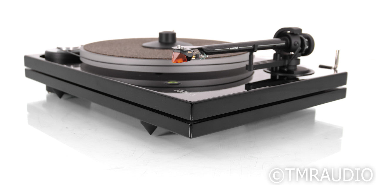 Music Hall MMF-7.3 Belt Drive Turntable; Piano Black; Ortofon 2M Bronze Cartridge