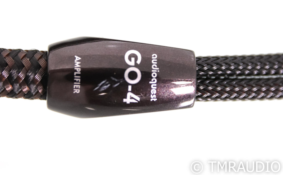 AudioQuest GO-4 Speaker Cables; 3m Pair; 72v DBS