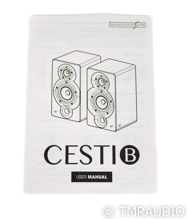 Markaudio Sota Cesti B Monitor Speakers; Cherry Pair