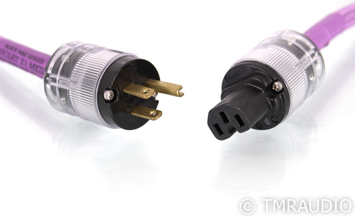 Black Sand Audio Violet Z1 MkII Power Cable; 1m AC Cord