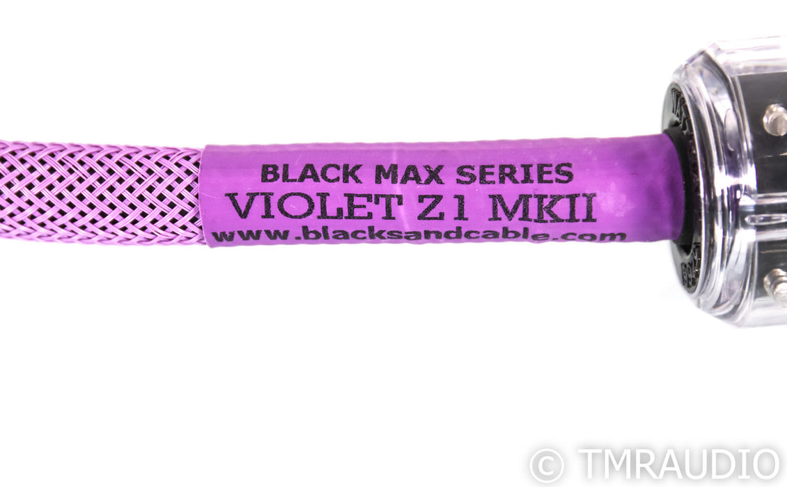 Black Sand Audio Violet Z1 MkII Power Cable; 1m AC Cord