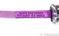 Black Sand Audio Violet Z1 MkII Power Cable; 1m AC Cord