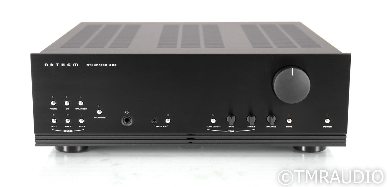 Anthem Integrated 225 Stereo Integrated Amplifier; MM Phono; Black (No Remote)