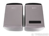 KEF LS50W Wireless Powered Bookshelf Speakers; Titanium Grey & Red Pair
