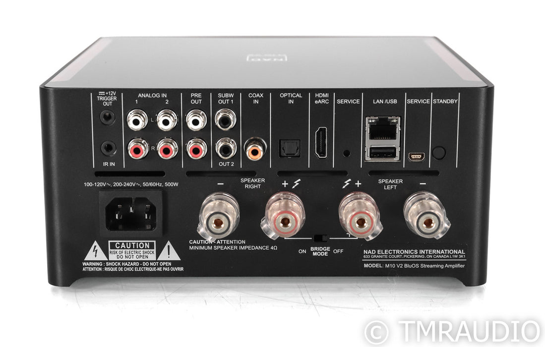 NAD Masters M10 V2 Streaming Integrated Amplifier; M-10; BluOS; Remote