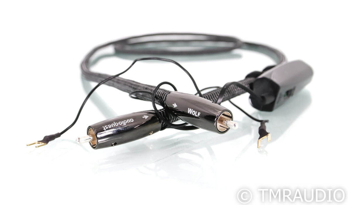 AudioQuest Wolf RCA Subwoofer Cable; Single 2m Interconnect; 72v DBS