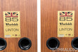 Wharfedale Linton Bookshelf Speakers; Walnut Pair w/ Stands