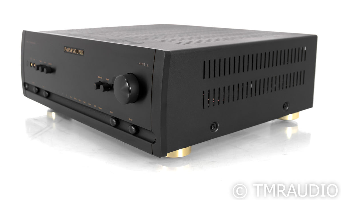 Parasound Hint 6 2.1 Channel Integrated Amplifier; Remote; Black; MM / MC Phono