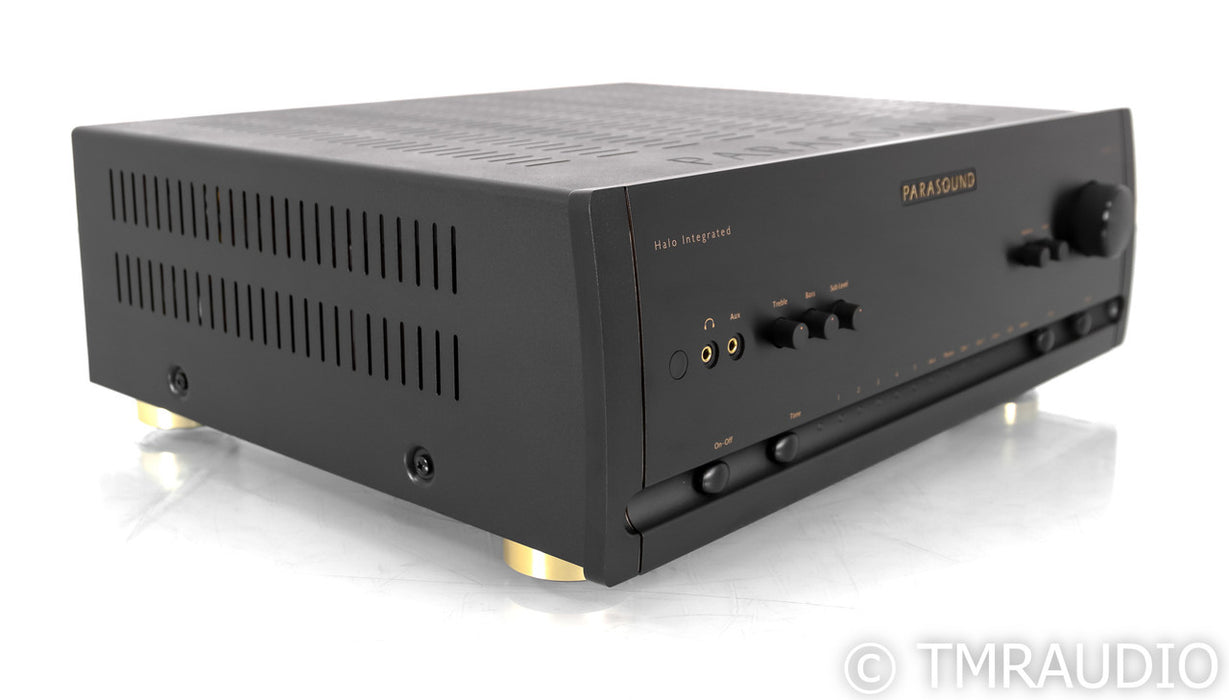 Parasound Hint 6 2.1 Channel Integrated Amplifier; Remote; Black; MM / MC Phono