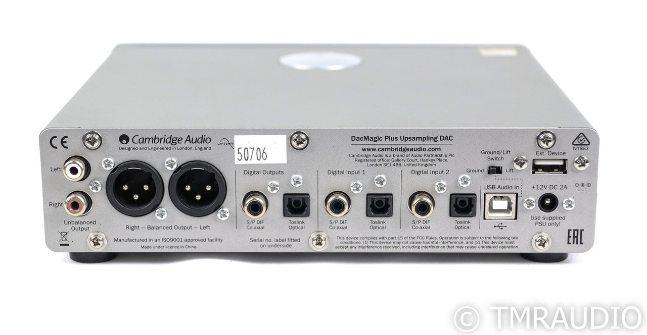 Cambridge Audio DacMagic Plus D/A Converter; DACMagic+; Silver