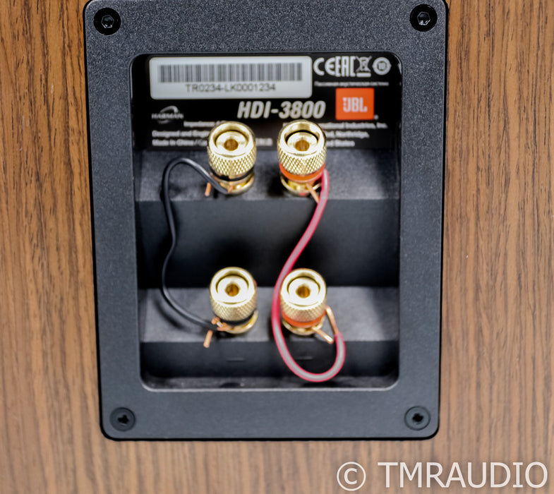 JBL HDI-3800 Floorstanding Speakers; Walnut Pair