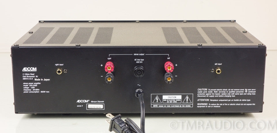 Adcom GFA-5300 Stereo Power Amplifier