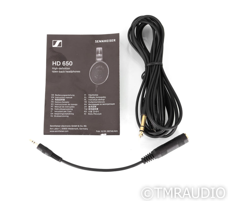 Sennheiser HD650 Open Back Headphones; HD-650