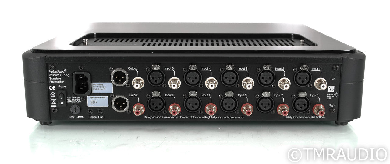 PS Audio PerfectWave BHK Stereo Tube Preamplifier; Black; Remote (Used)