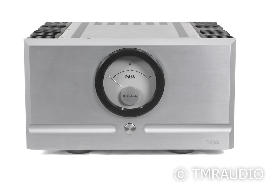 Pass Labs X350.8 Stereo Power Amplifier; Silver