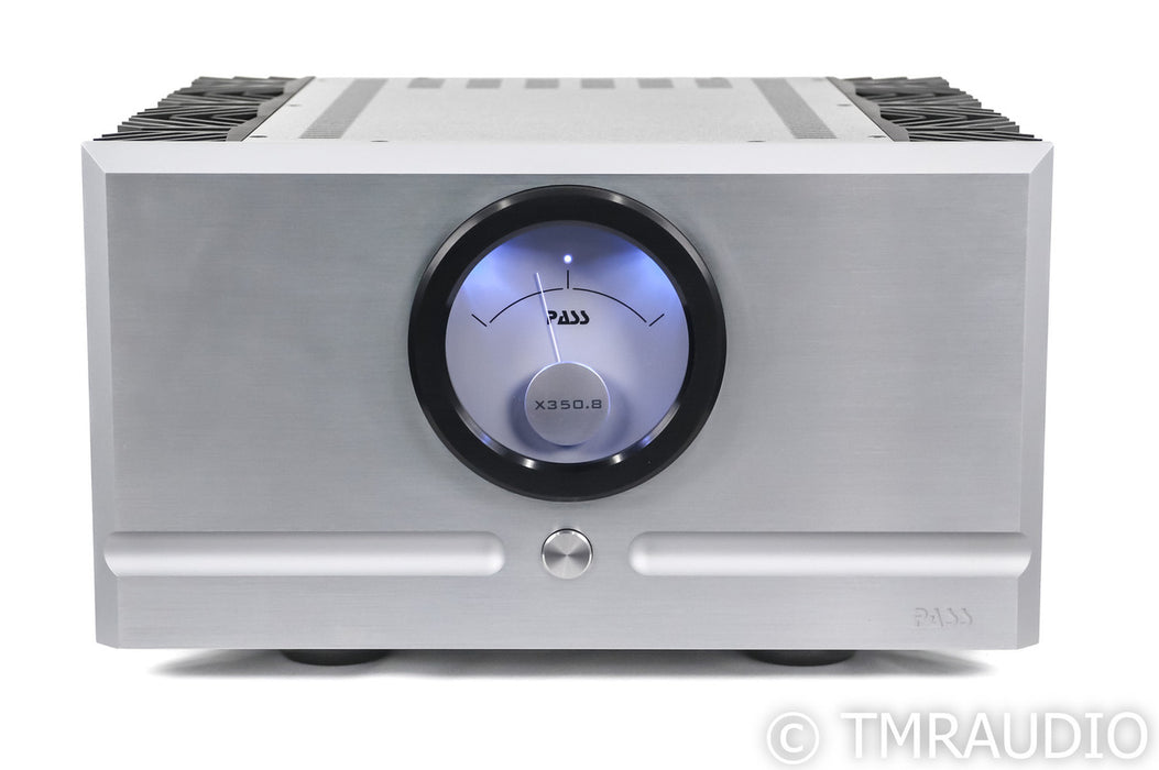 Pass Labs X350.8 Stereo Power Amplifier; Silver
