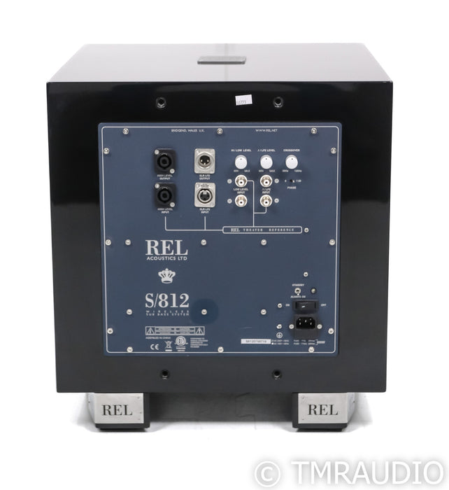REL S/812 12‚Äù Powered Subwoofer; Gloss Black
