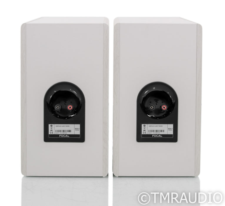 Focal Vestia N1 Bookshelf Speakers; Light Wood Pair (Open Box)