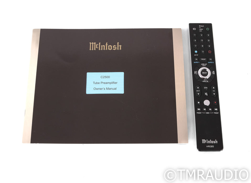McIntosh C2500 Stereo Tube Preamplifier; C-2500; DAC; MM / MC Phono