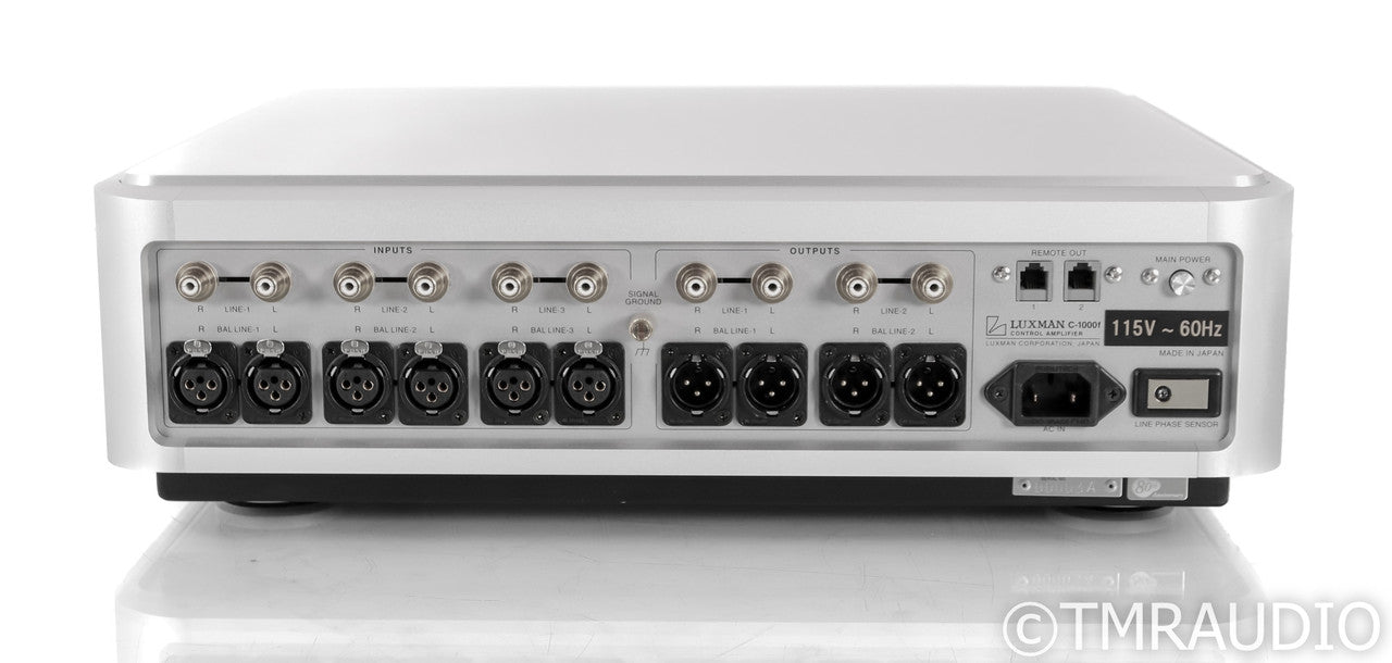 Luxman C-1000F Stereo Preamplifier; Silver