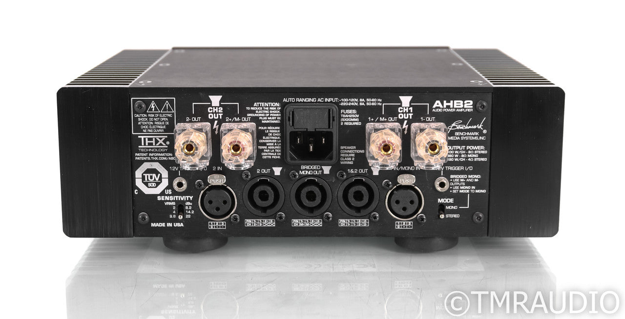 Benchmark AHB2 Balanced Stereo Power Amplifier; AHB-2