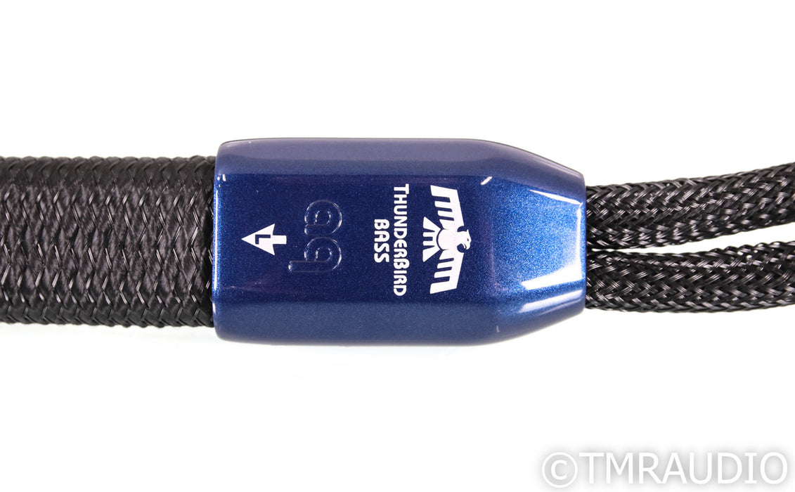 AudioQuest ThunderBird BASS Speaker Cables; 2.5m Pair; 72v DBS