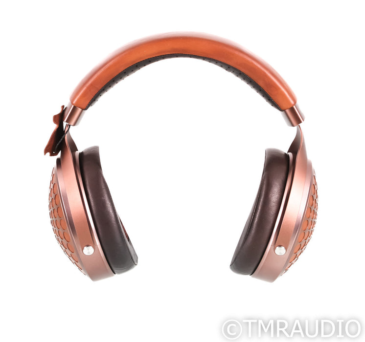 Focal Stellia Closed Back Headphones; Chocolate Leather