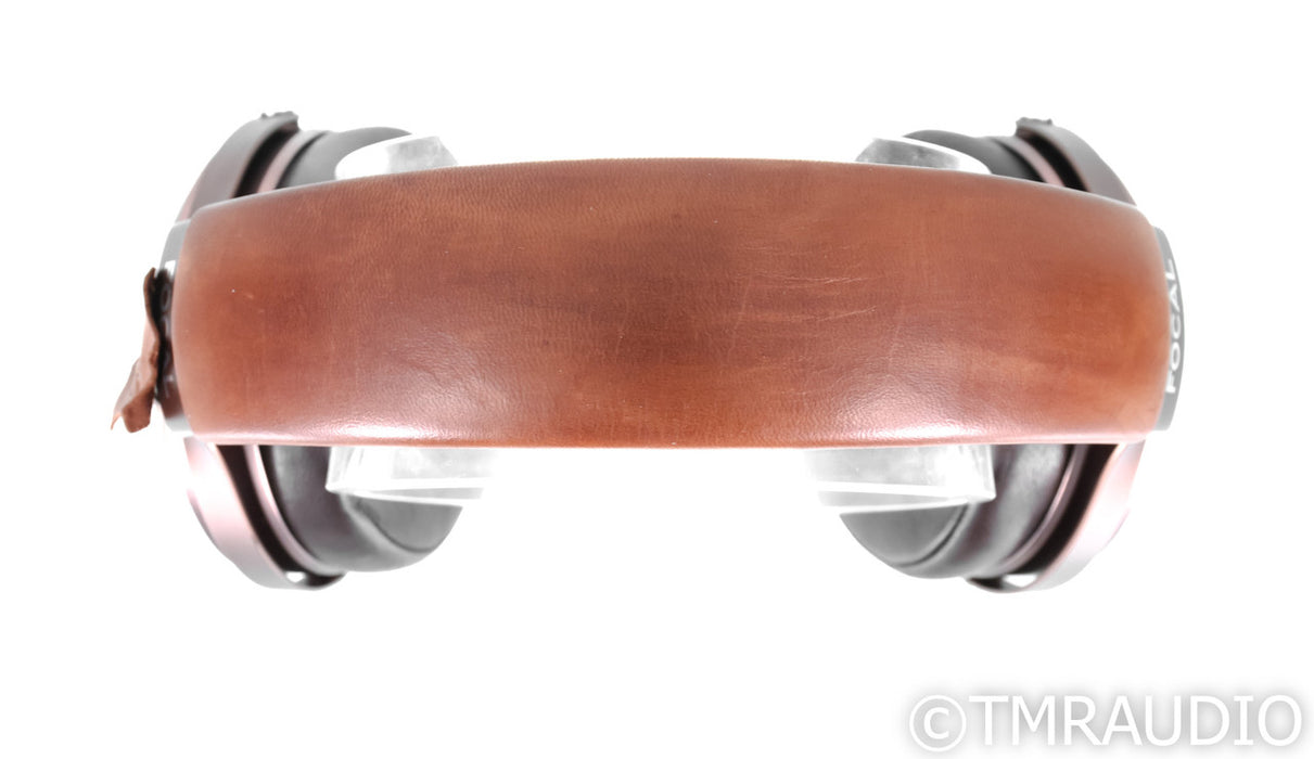 Focal Stellia Closed Back Headphones; Chocolate Leather