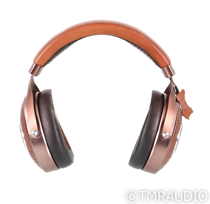 Focal Stellia Closed Back Headphones; Chocolate Leather