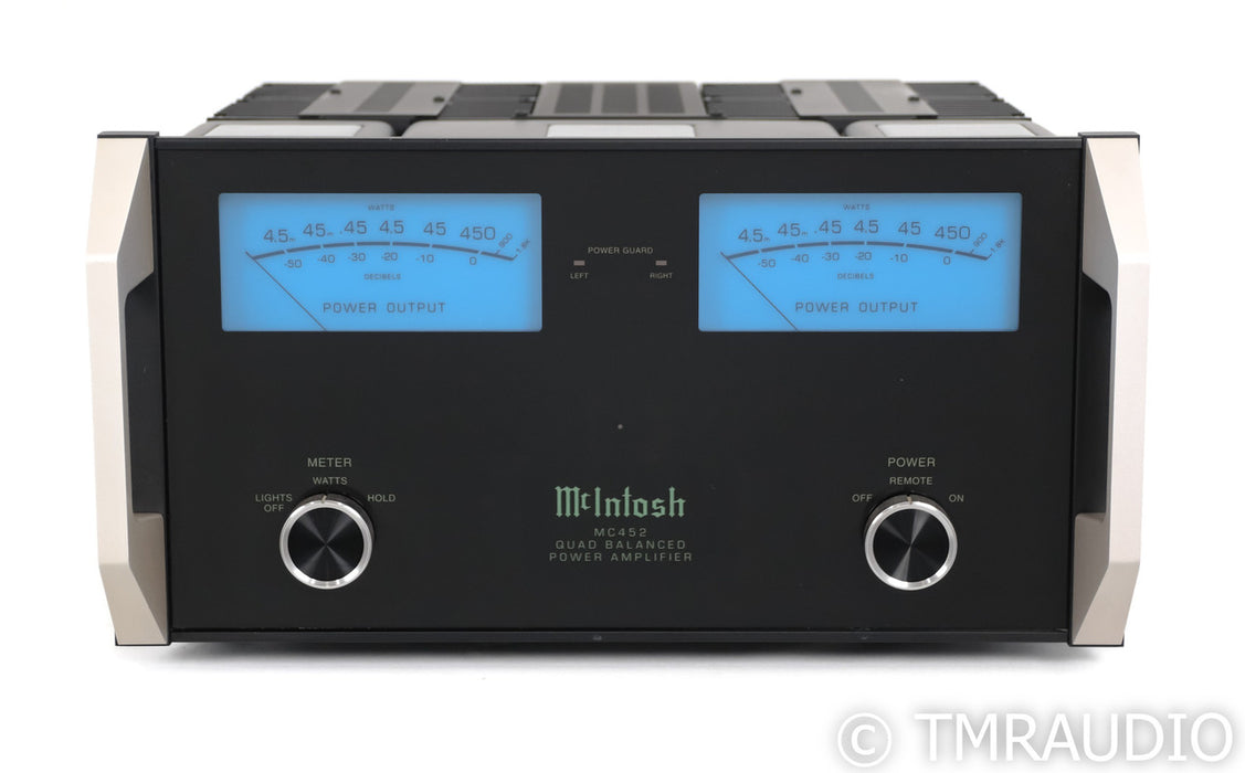 McIntosh MC452 Quad Balanced Stereo Power Amplifier; Black