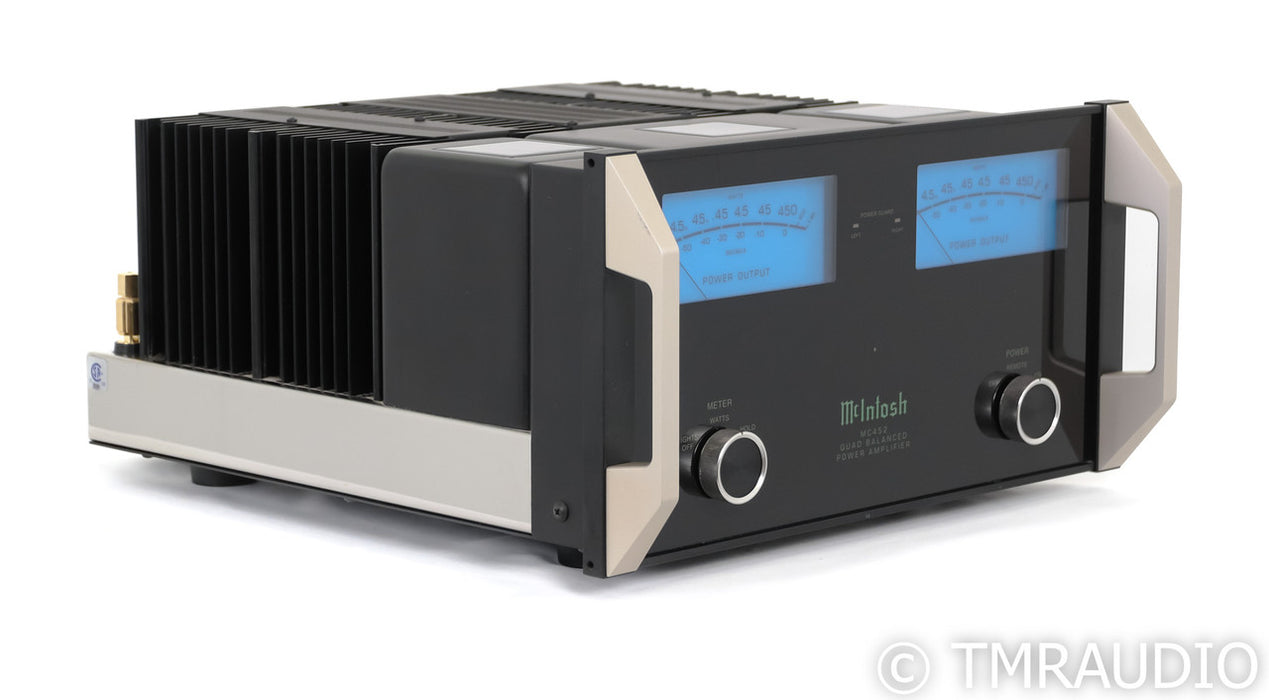 McIntosh MC452 Quad Balanced Stereo Power Amplifier; Black