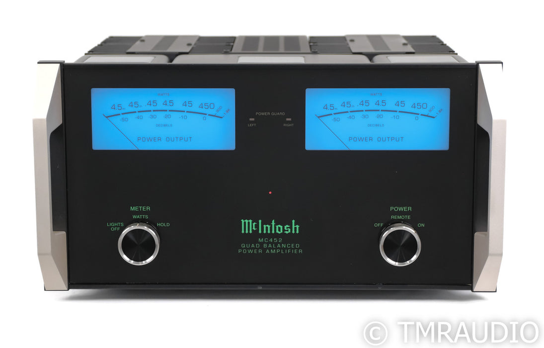 McIntosh MC452 Quad Balanced Stereo Power Amplifier; Black