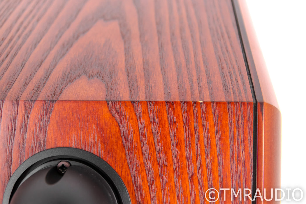 B&W CDM1 Bookshelf Speakers; CDM-1; Red Ash Pair