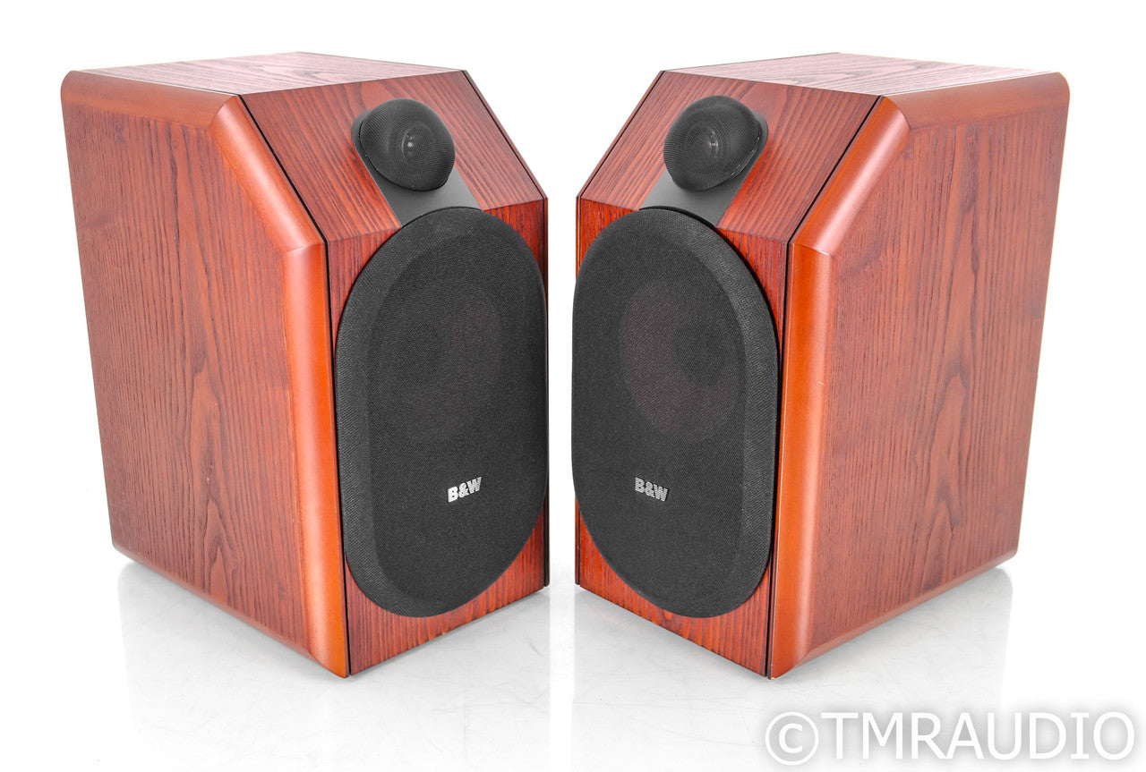 B&W CDM1 Bookshelf Speakers; CDM-1; Red Ash Pair — The Music Room