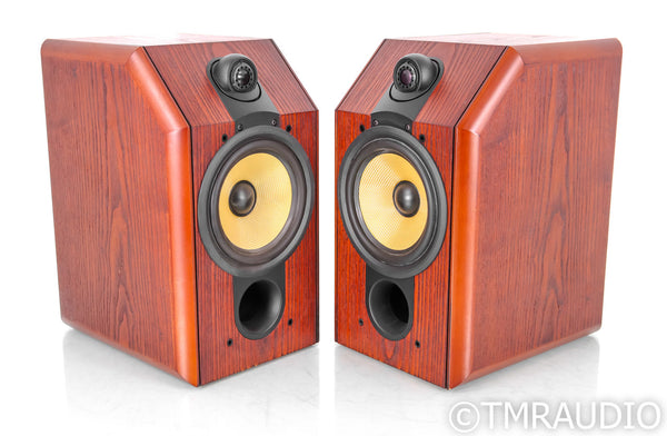 B&W CDM1SE チェリーウッド仕上げ bowers & wilkins B&W CDM1 Bookshelf Speakers; CDM-1; Red Ash Pair — The Music Room