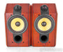 B&W CDM1 Bookshelf Speakers; CDM-1; Red Ash Pair