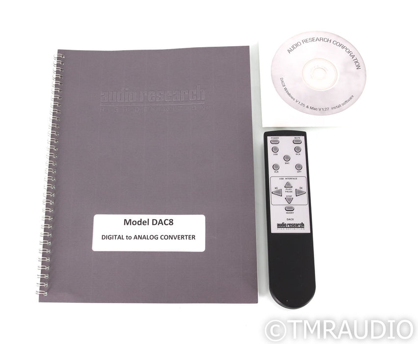 Audio Research DAC 8; D/A Converter; Silver