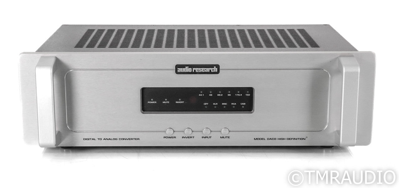 Audio Research DAC 8; D/A Converter; Silver