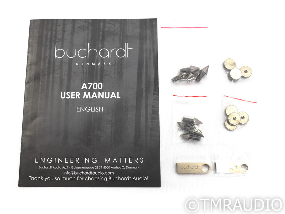 Buchardt Audio A700 Powered Floorstanding Speakers; A-700; Black Pair