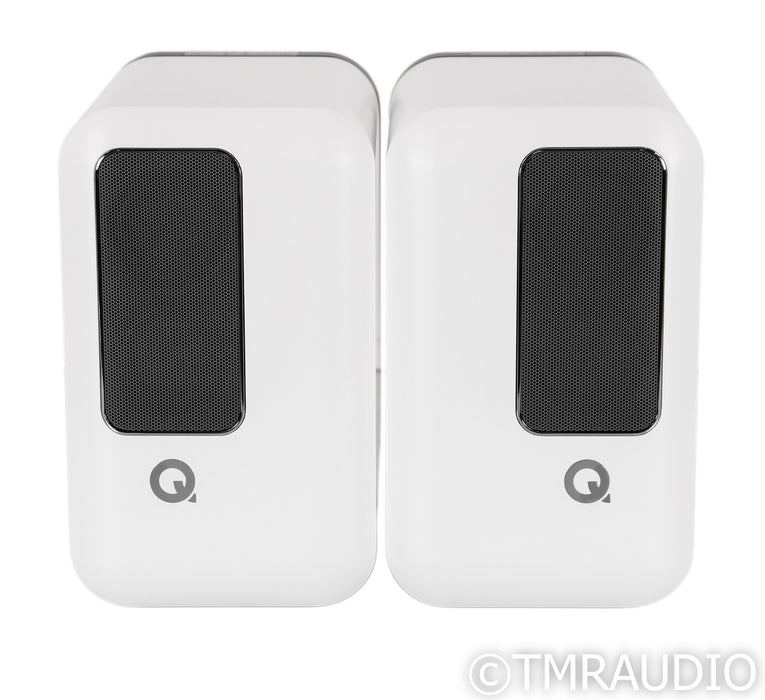 Q Acoustics Q Active 200 Powered Bookshelf Speakers; White Pair (Open Box)