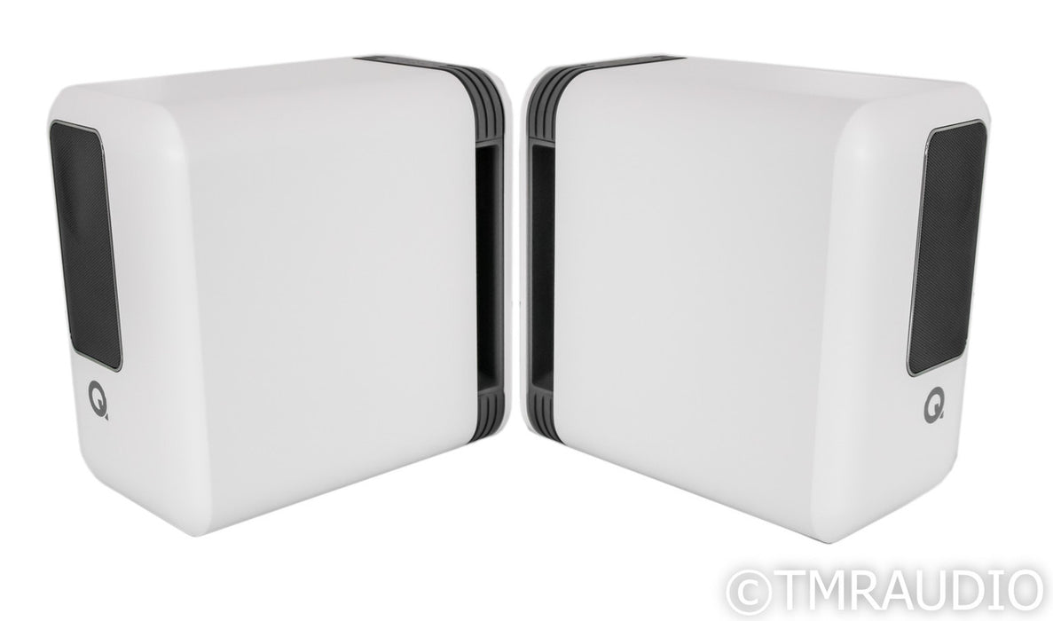 Q Acoustics Q Active 200 Powered Bookshelf Speakers; White Pair (Open Box)