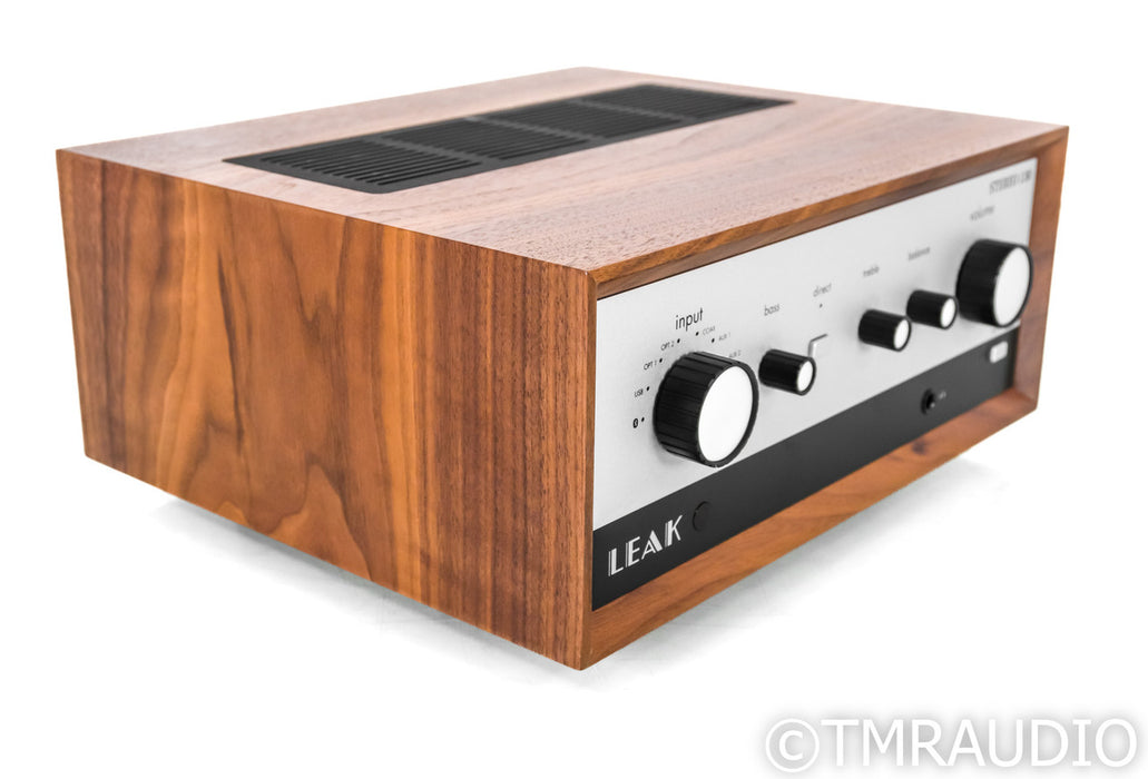 Leak Stereo 130 Stereo Integrated Amplifier; DAC; USB; MM Phono; Walnut Cabinet
