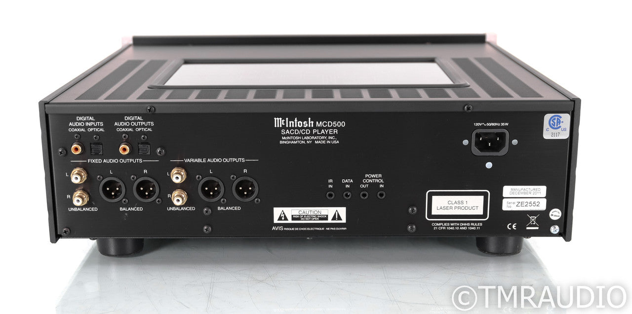 McIntosh MCD500 SACD / CD Player; MCD-500